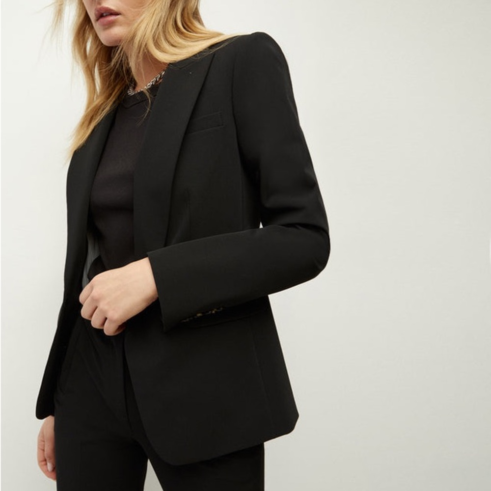 🖤 Veronica Beard Cutaway Dickey Jacket In Black